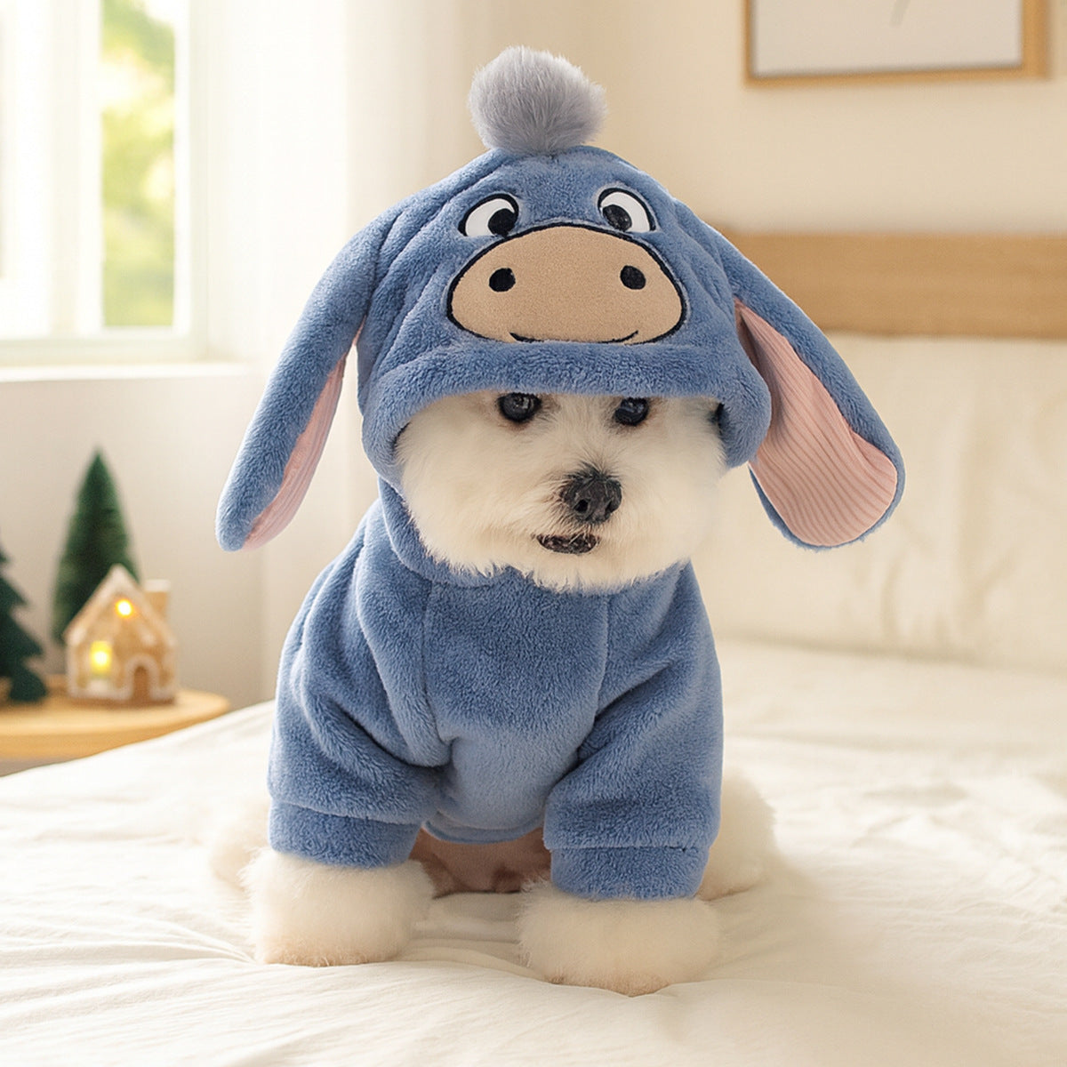 CozyCore Critter Series Dog Hoodie Donkey