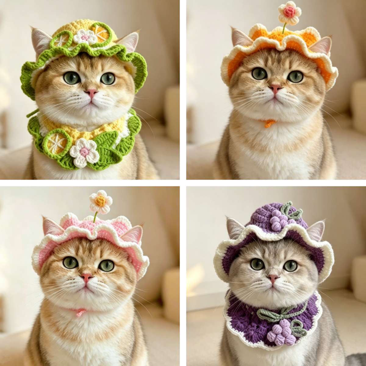 CozyCore Garden Knit Collar Series