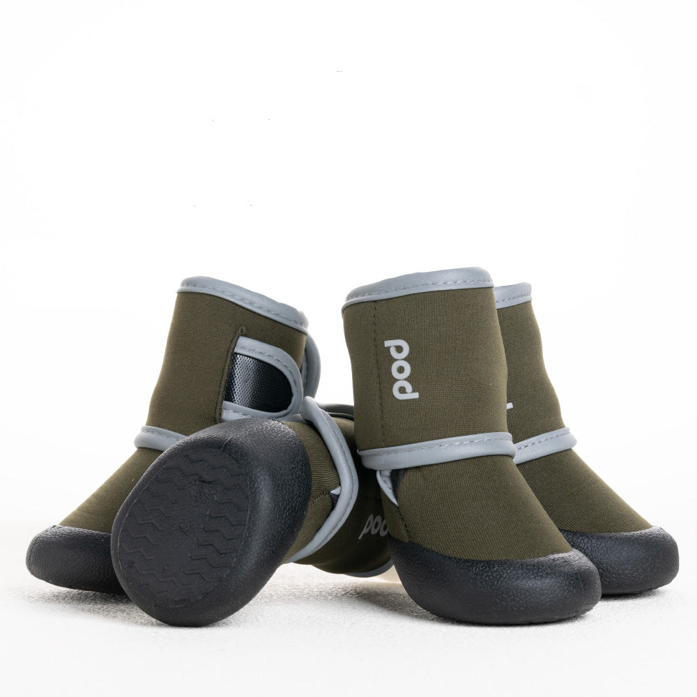 PawTech Aqua Dog Boots - Moss