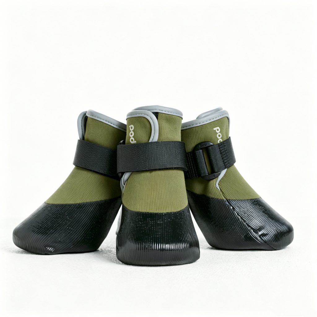 PawTech Active Dog Boots - Moss