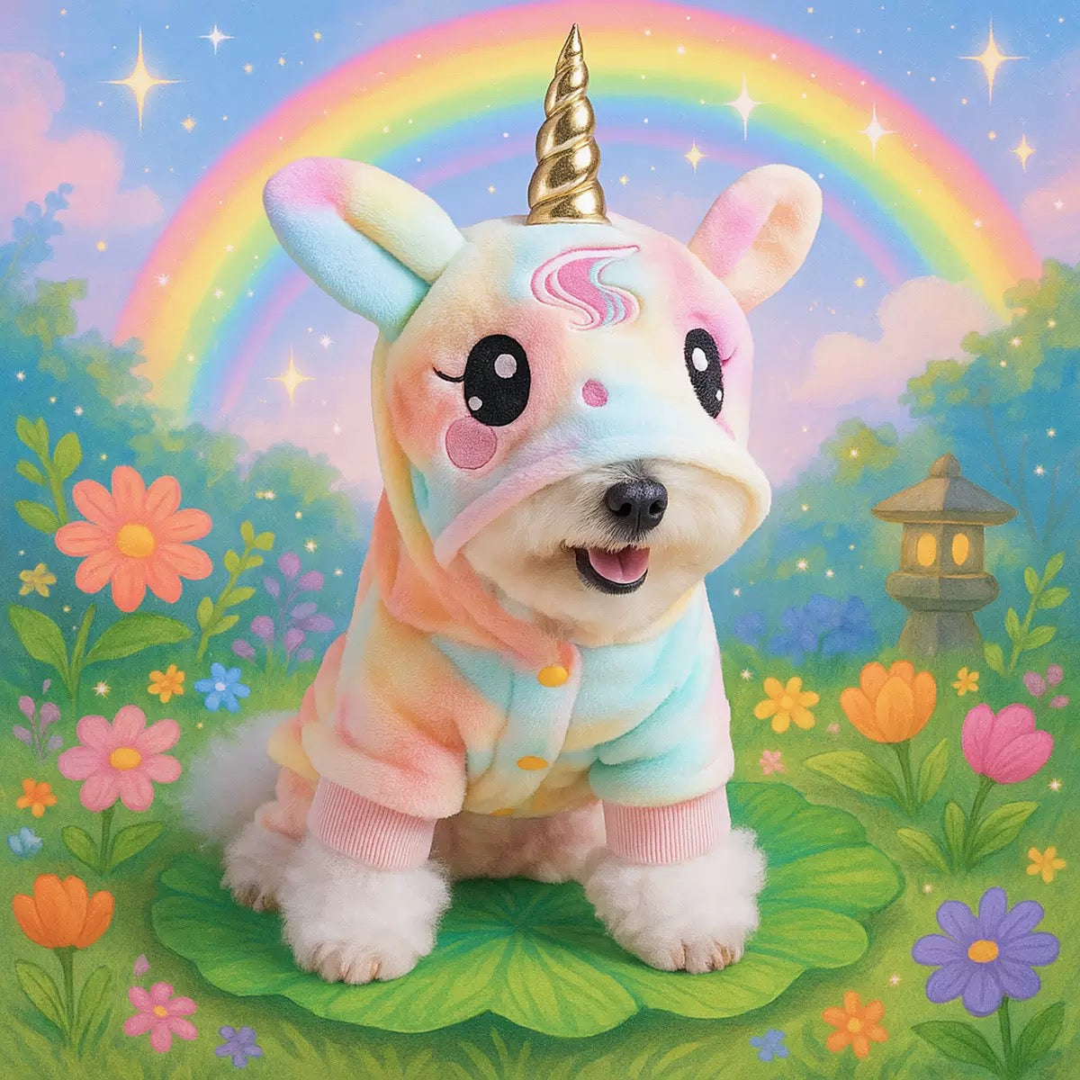 CozyCore Critter Series Dog Hoodie Unicorn