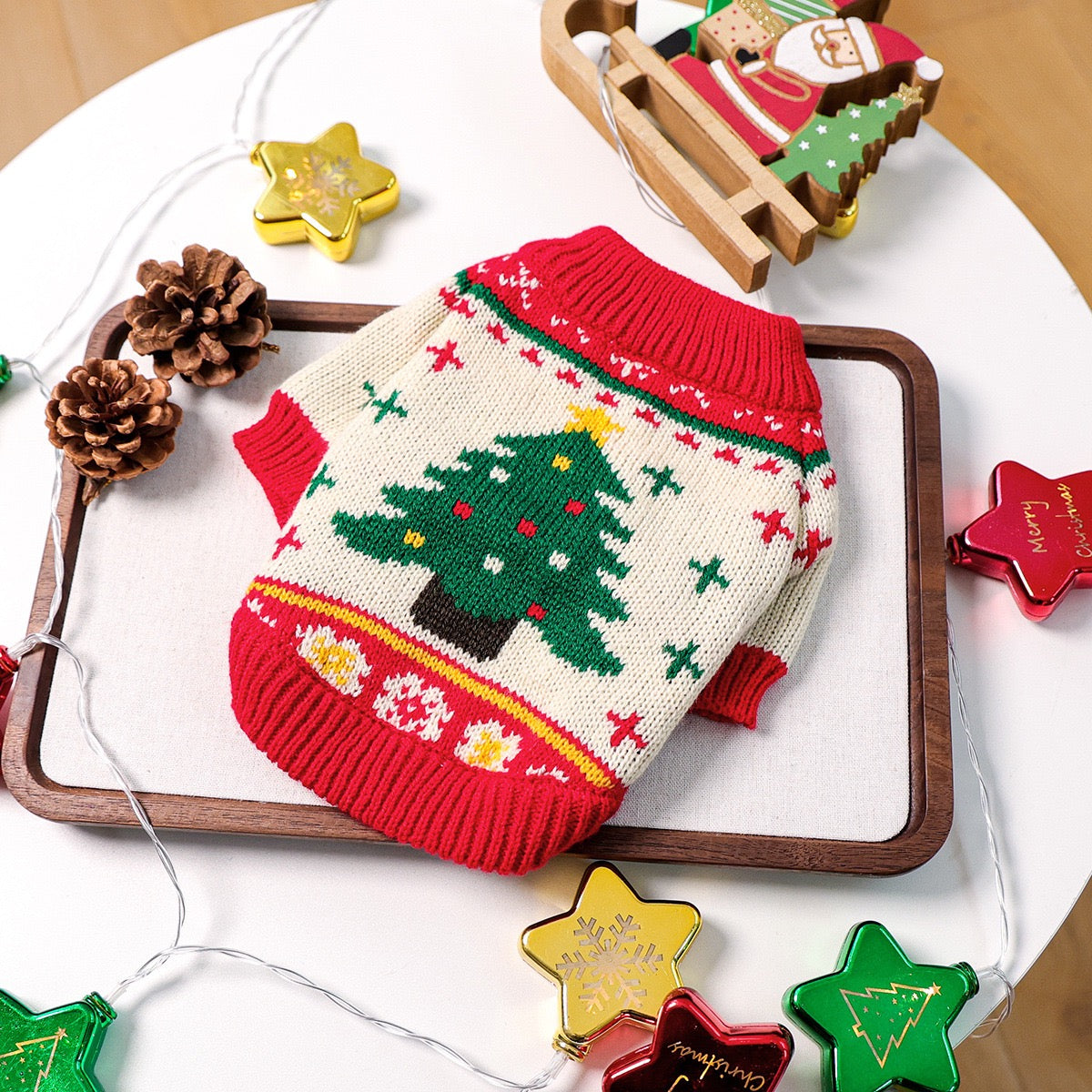 CozyCore Festive Tree Sweater