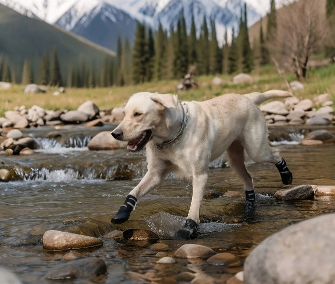 PawTech Aqua Dog Boots - Moss